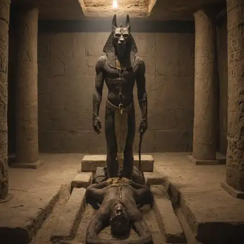 Anubis and the Mummification Process