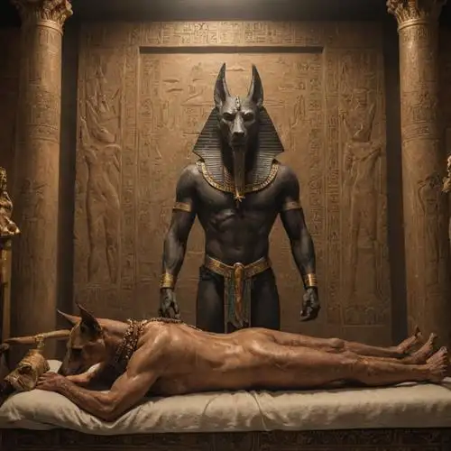 Anubis and the Mummification Process