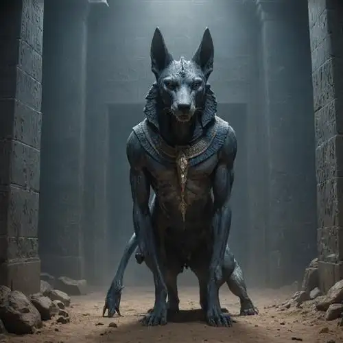 Anubis as a Guardian and Protector