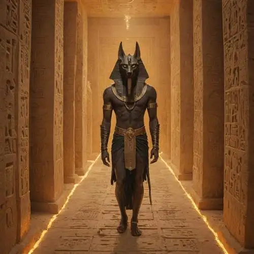 Anubis as a Guide and Protector