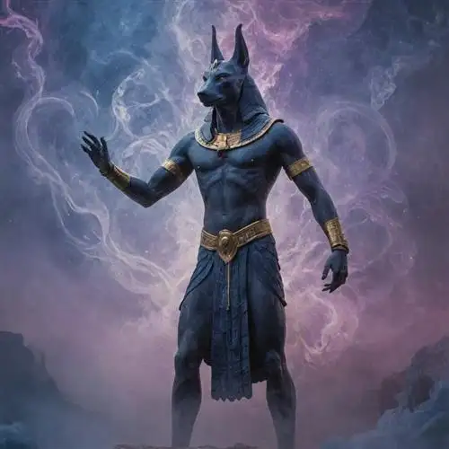 Anubis - Delve into the rich symbolism and meaning behind the various poses, gestures, and attributes associated with Anubis in Egyptian art.