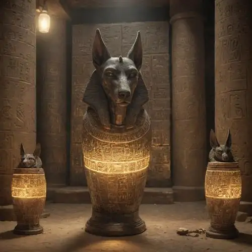 The Anubis Canopic Jars