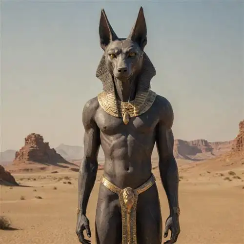 The Jackal-Headed God Anubis