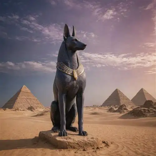 The Jackal-Headed God Anubis