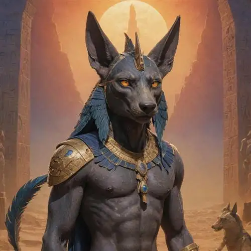 Anubis - Anubis Guardian of the Dead: Guiding Souls to the Afterlife