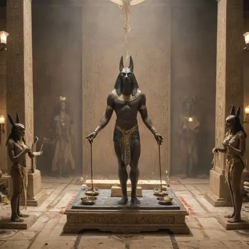 The Weighing of the Heart Ceremony and Anubis